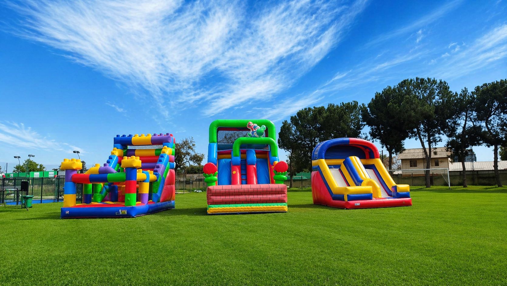 Juegos inflables Entretenciones León en evento