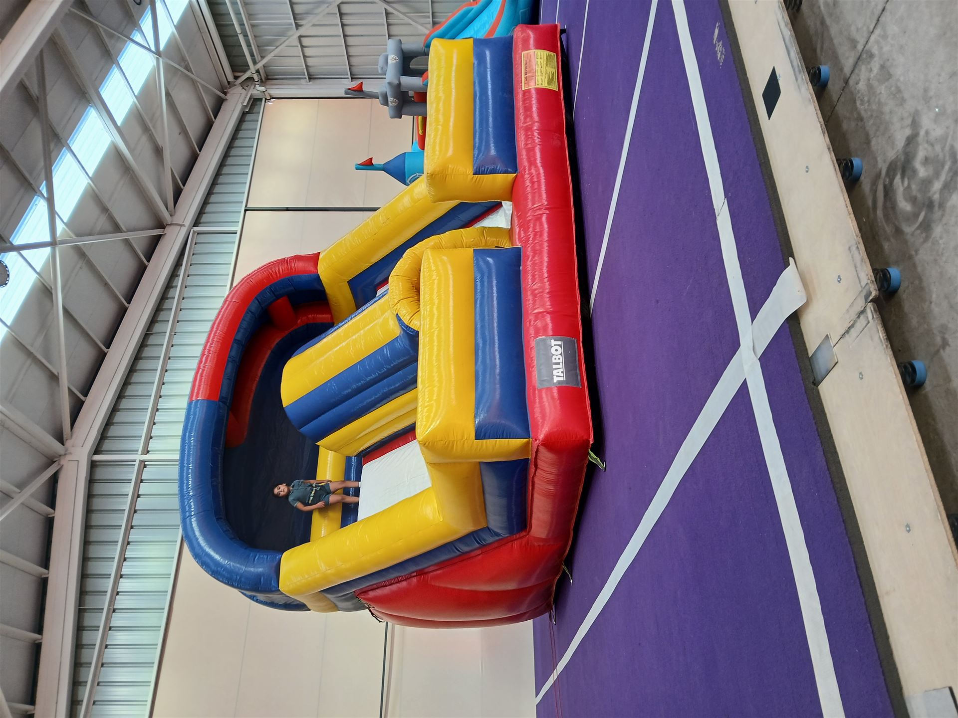 Evento con juegos inflables